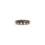Valentino Garavani Brown Calf Leather Bos Taurus Bracelet