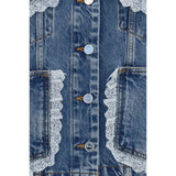 Ganni Blue Cotton Denim Jacket