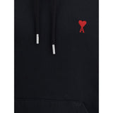 Ami Paris Black Cotton Sweatshirt