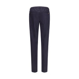 PT Torino Blue Wool Oves Aries Casual Pants