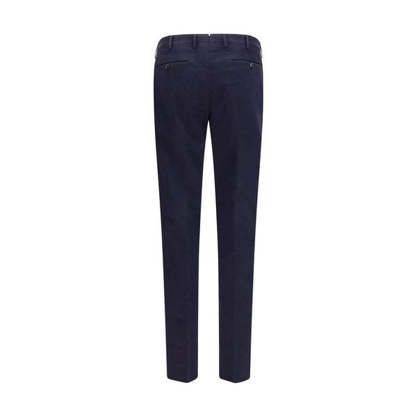 PT Torino Blue Elastane Casual Pants
