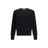 Ami Paris Black Wool Oves Aries Sweatshirt