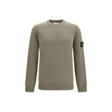 Stone Island Bicolor Cotton Sweatshirt