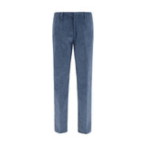 Etro Blue Cotton Casual Pants