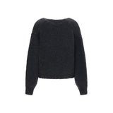 Khaite Gray Cashmere Cardigan
