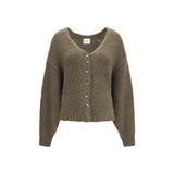 Khaite Bicolor Cashmere Cardigan