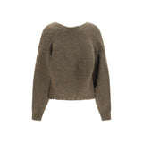Khaite Bicolor Cashmere Cardigan