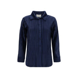 Gongdid Design Blue Polyester Shirt