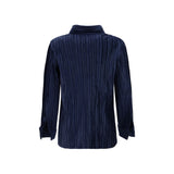 Gongdid Design Blue Polyester Shirt