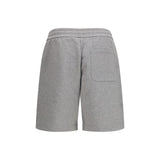 Moncler Gray Cotton Bermuda Shorts