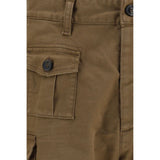 Dsquared² Brown Cotton Bermuda Shorts