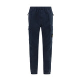 Stone Island Blue Cotton Cargo Pants