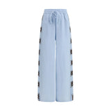 Alemais Blue Linen Casual Pants