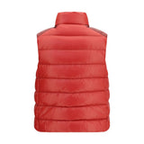 Moncler Red Polyamide Sleeveless Jacket