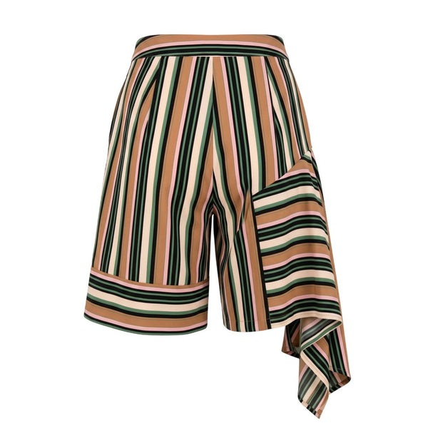 Trussardi Jeans Brown Viscose Women Shorts