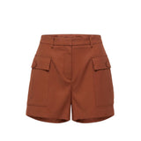 Trussardi Jeans Brown Viscose Women Shorts