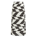 Trussardi Jeans White Polyester Women Skirt