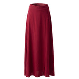 Trussardi Jeans Red Viscose Women Skirt