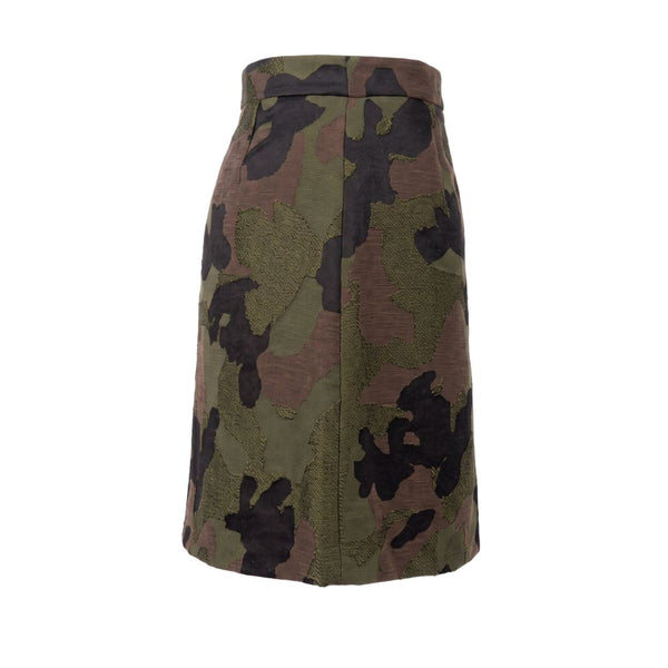 Trussardi Jeans Black Cotton Women Skirt