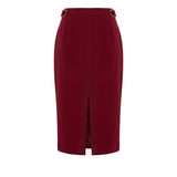 Trussardi Jeans Red Polyester Women Skirt