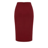 Trussardi Jeans Red Polyester Women Skirt