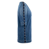 Trussardi Jeans Blue Cotton Women Shirt