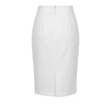 Trussardi Jeans White Polyester Women Skirt