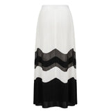 Trussardi Jeans White Polyester Women Skirt