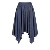 Trussardi Jeans Blue Denim Women Skirt