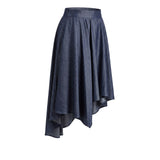 Trussardi Jeans Blue Denim Women Skirt