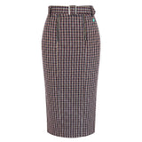 Trussardi Jeans Black Cotton Women Skirt