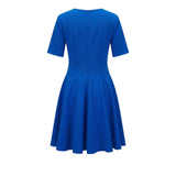 Trussardi Jeans Blue Poliestere Women Dress