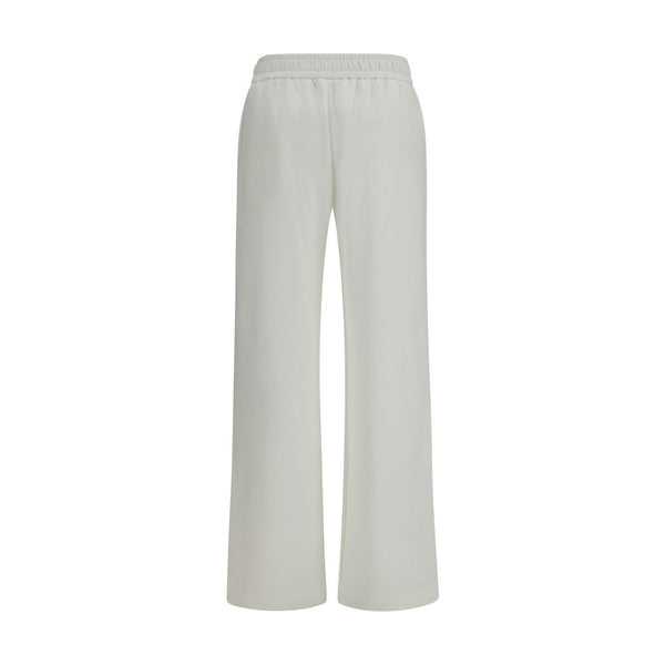 Moncler White Cotton Casual Pants
