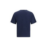 Saint Laurent Blue Cotton T-Shirt