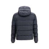 MooRER Blue Polyamide Full-Length Jacket
