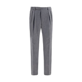 Brioni Gray Wool Oves Aries Casual Pants
