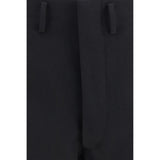 Prada Black Wool Oves Aries Dress Pants