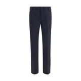 Prada Blue Wool Oves Aries Dress Pants