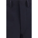 Prada Blue Wool Oves Aries Dress Pants