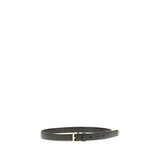 Prada Black Calf Leather Bos Taurus Regular Belt