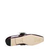 Jimmy Choo Red Leather Ballet Flats