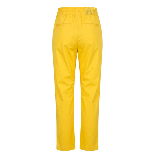 Trussardi Jeans Yellow Cotton Women Pant