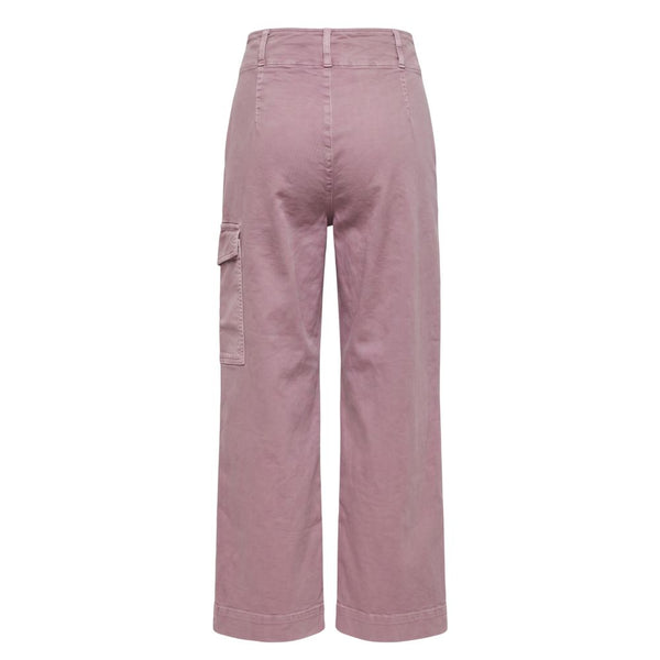 Trussardi Jeans Purple Cotton Women Pants