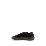 Prada Black Calf Leather Bos Taurus Athletic Sneakers