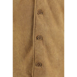 Salvatore Santoro Brown Leather Full-Length Jacket