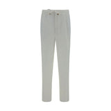 Brunello Cucinelli White Linen Casual Pants