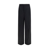Saint Laurent Black Wool Oves Aries Dress Pants