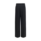 Saint Laurent Black Wool Oves Aries Dress Pants