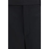 Saint Laurent Black Wool Oves Aries Dress Pants