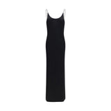 Saint Laurent Black Viscose Casual Dress